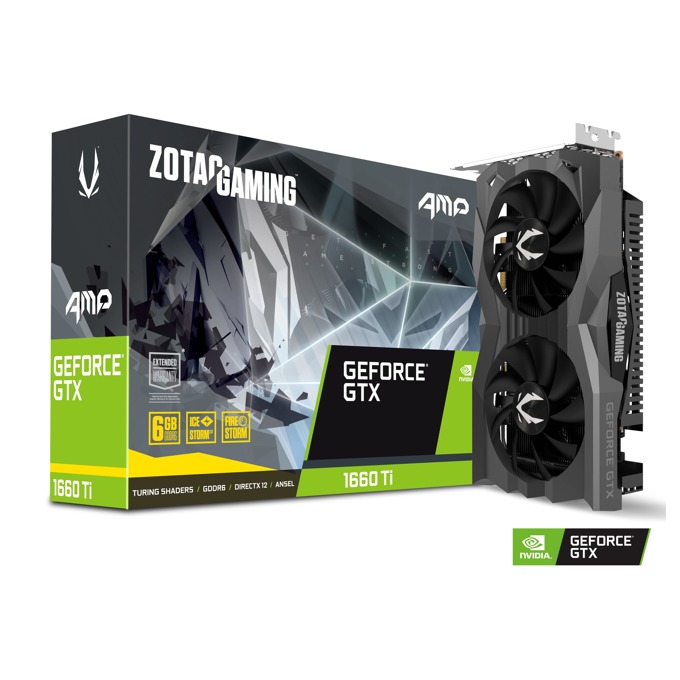 ZOTAC GTX 1660 Ti AMP Edition ZT-T16610D-10M | JAR Computers ZOTAC GTX 1660 Ti AMP Edition ZT-T16610D-10M