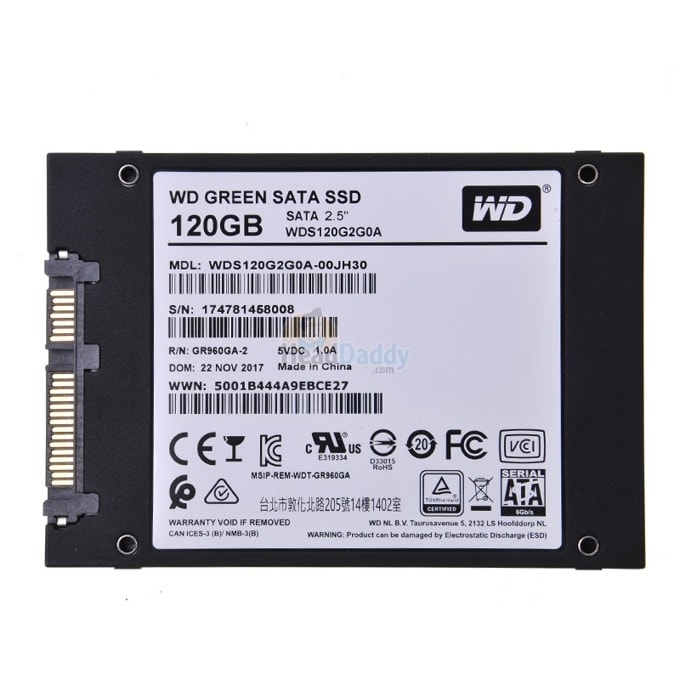 Памет SSD 120GB Western WDS120G2G0A - ниска цена от JAR Computers