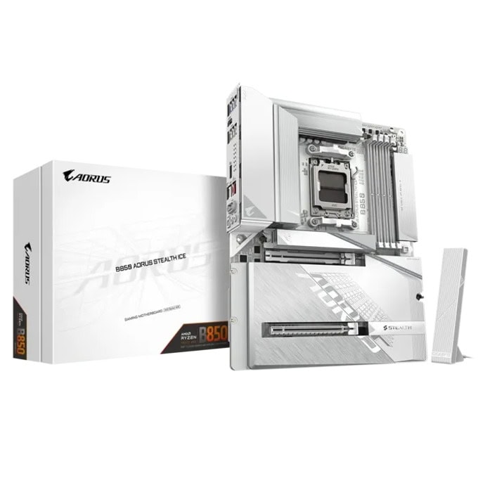 Gigabyte B850 AORUS STEALTH ICE | JAR Computers Gigabyte B850 AORUS STEALTH ICE