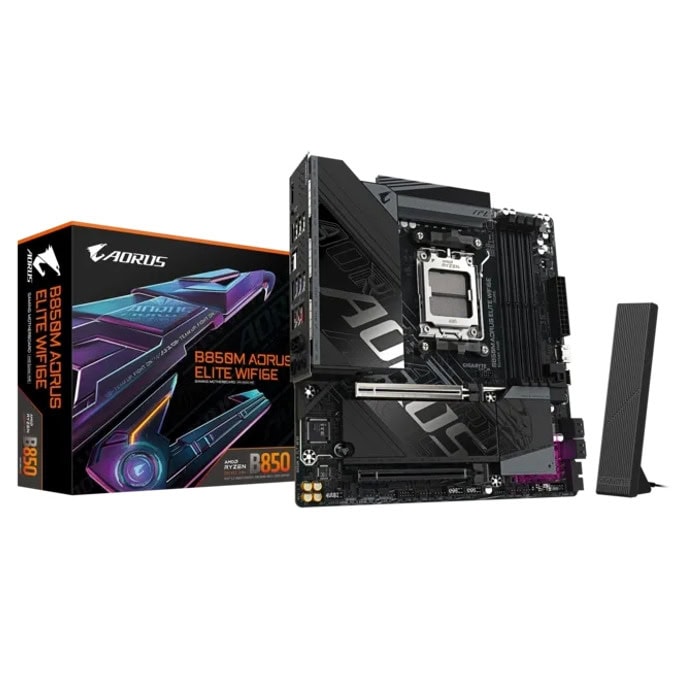 Gigabyte B850M AORUS ELITE WIFI6E | JAR Computers Gigabyte B850M AORUS ELITE WIFI6E