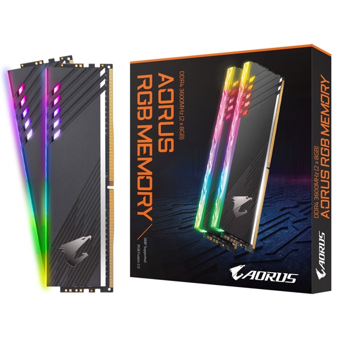 Gigabyte 16GB RGB 3600MHz GP-AR36C18S8K2HU416R | JAR Computers Gigabyte 16GB RGB 3600MHz GP-AR36C18S8K2HU416R