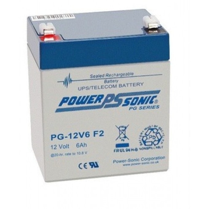 Batterie 12V rechargeable Power Sonic PG-12V6 F2