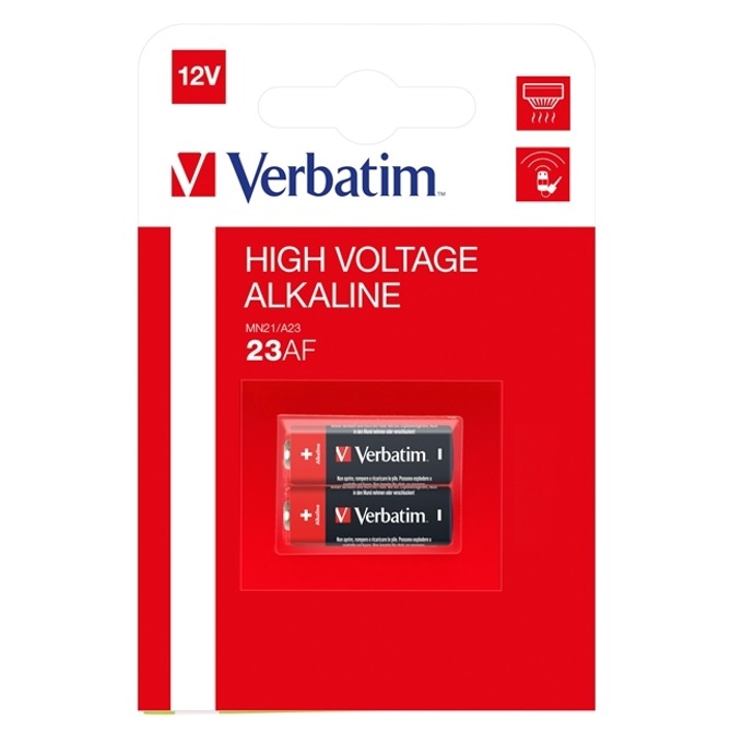 Verbatim A23 MN21 23AE 12V 2 pieces | JAR Computers Verbatim A23 MN21 23AE 12V 2 pieces