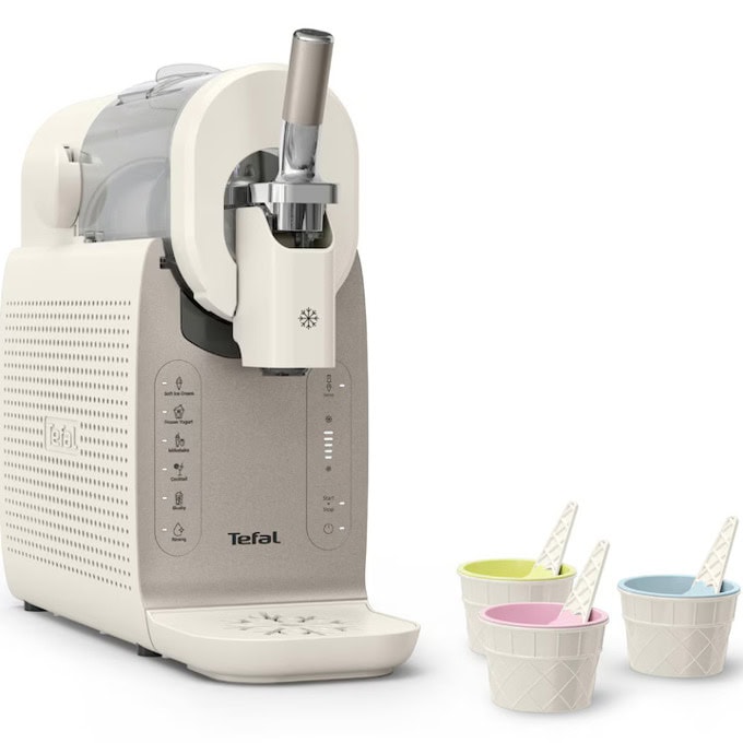 машина за сладолед tefal freezi бяла IG801AE0 | JAR Computers машина за сладолед tefal freezi бяла IG801AE0