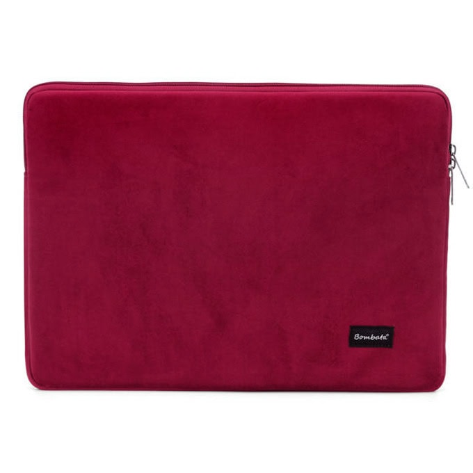 Bombata Sleeve Velvet 14 Burgundy | JAR Computers Bombata Sleeve Velvet 14 Burgundy