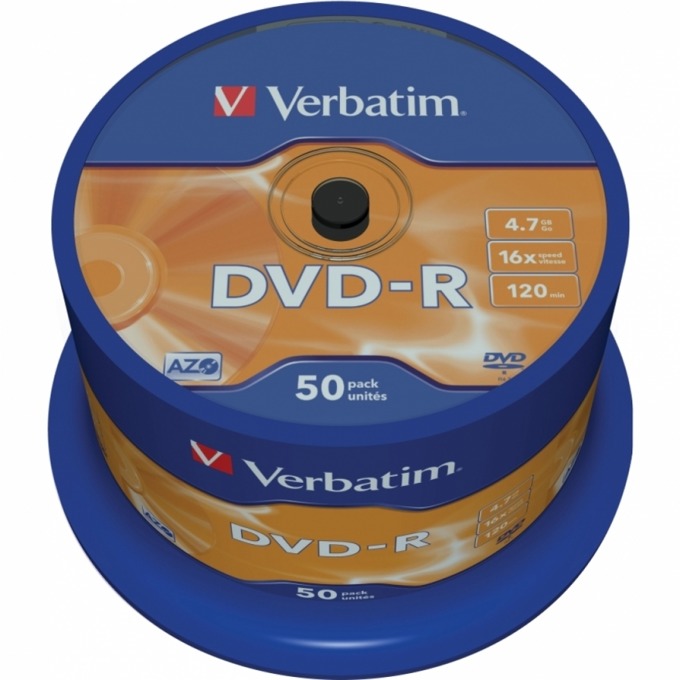 Verbatim DVD-R 16X 4.7GB ШПИНДЕЛ ОП. 50 product