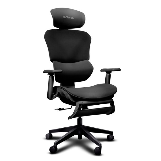 Trust GXT725 Rivara Ergonomic Mesh Black | JAR Computers Trust GXT725 Rivara Ergonomic Mesh Black