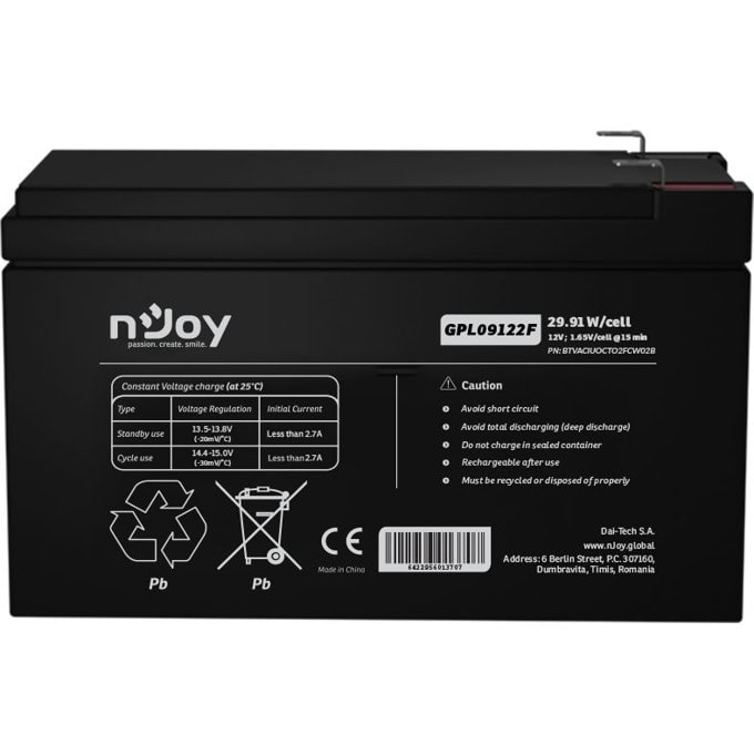 nJoy GPL09122F BTVACIUOCTB2FCW02B | JAR Computers nJoy GPL09122F BTVACIUOCTB2FCW02B
