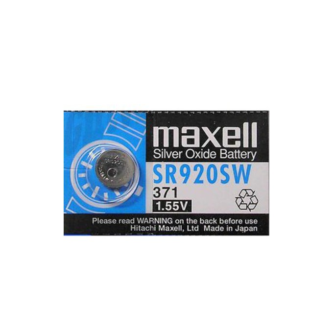 Батерия сребърна Maxell SR, 1.55V, 1 бр. SR920SW