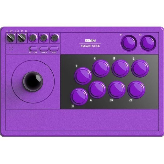 8bitdo arcade stick лилав | JAR Computers 8bitdo arcade stick лилав