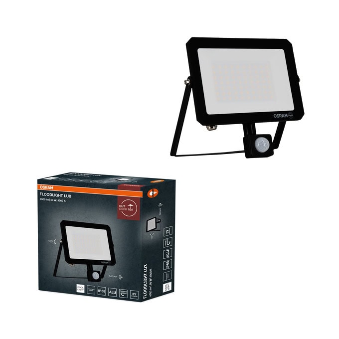 ledvance floodlight lux sensor 50w 840 black | JAR Computers ledvance floodlight lux sensor 50w 840 black