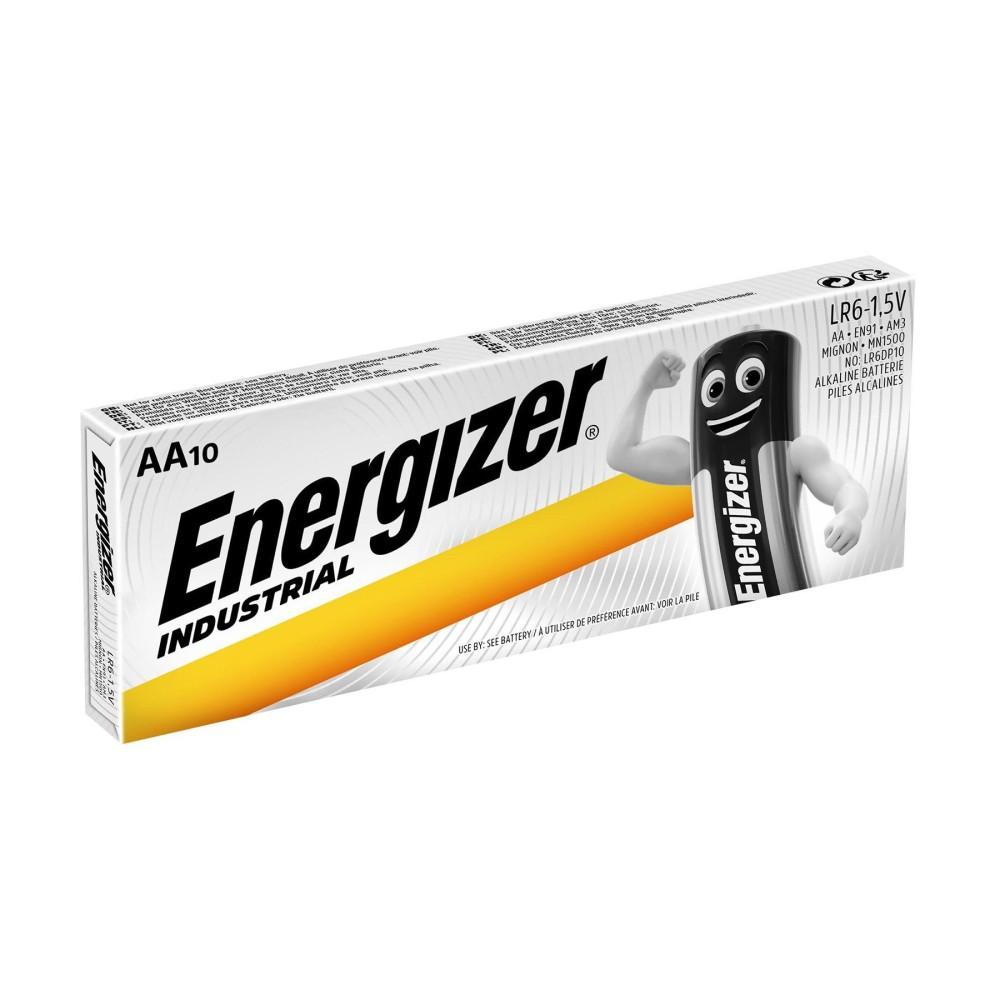 Алкална батерия индустриална Energizer, LR6 AA, 1.5 V, оп.10 | JAR Computers Алкална батерия индустриална Energizer, LR6 AA, 1.5 V, оп.10