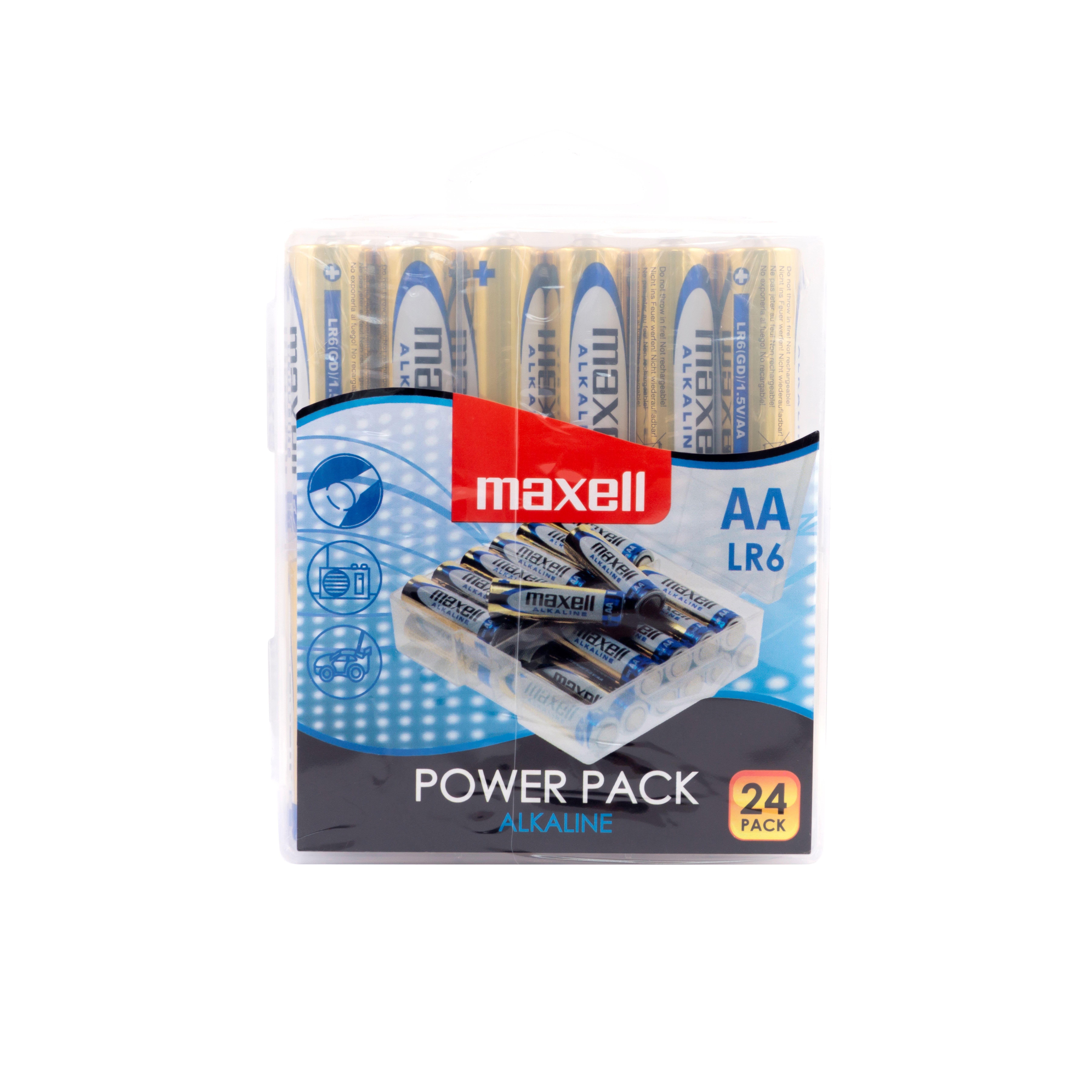 Батерия Maxell LR6 1,5V AA 24 бр. | JAR Computers Батерия Maxell LR6 1,5V AA 24 бр.