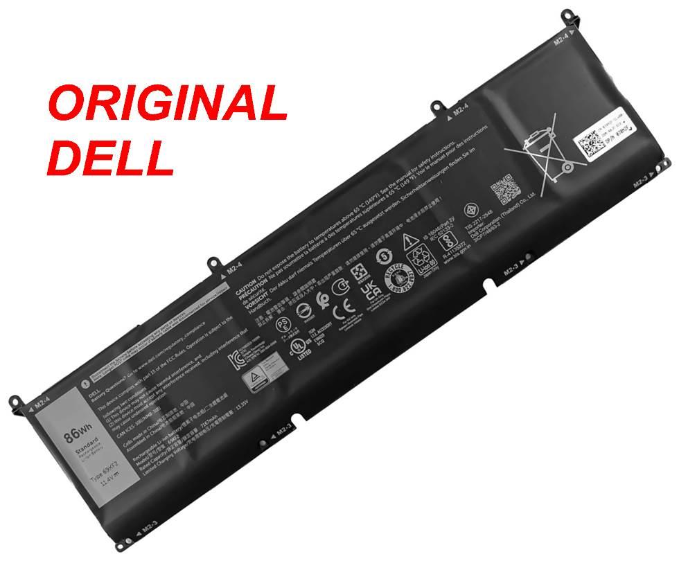 Батерия ОРИГИНАЛНА DELL XPS 15 9500 9510 Precision 5550 5560 69KF2 6кл