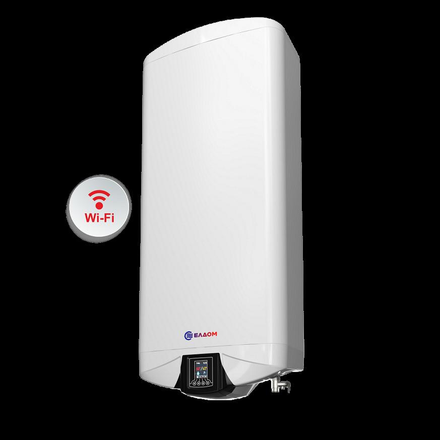 Бойлер Елдом DU080FW-W 65L 3.3KW WI-FI NEW , 3.3 , 65 , B , Вертикален