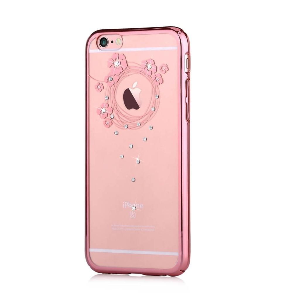 дублирана - Devia Crystal Garland Case - поликарбонатов кейс за iPhone 6, iPhone 6S (с кристали Сваровски) (розово злато-прозрачен) | JAR Computers дублирана - Devia Crystal Garland Case - поликарбонатов кейс за iPhone 6, iPhone 6S (с кристали Сваровски) (розово злато-прозрачен)