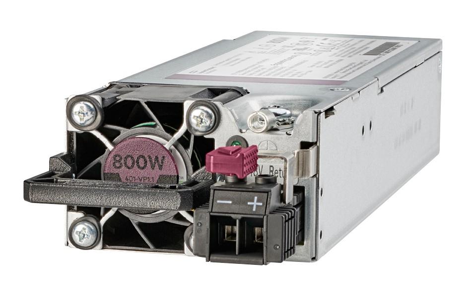 HPE 800W Flex Slot -48VDC Hot Plug Low Halogen Power Supply Kit захранващ блок Сив