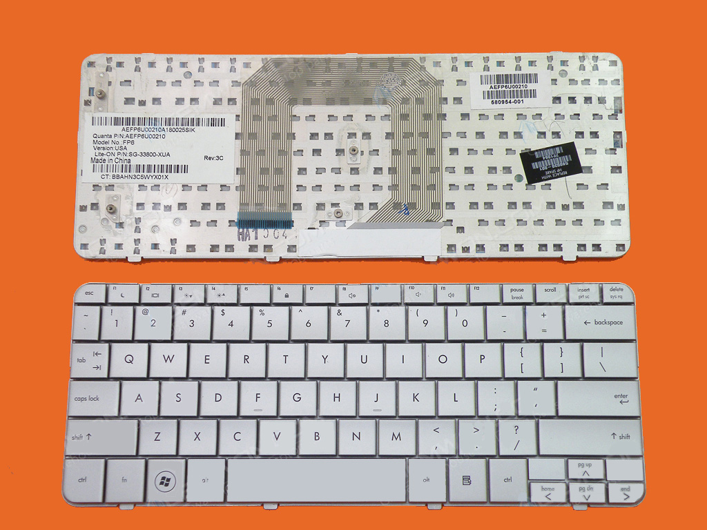 Клавиатура за лаптоп HP Pavilion DM1 dm1-1000 dm1-1100 Mini 311-1000 Сребриста / Silver