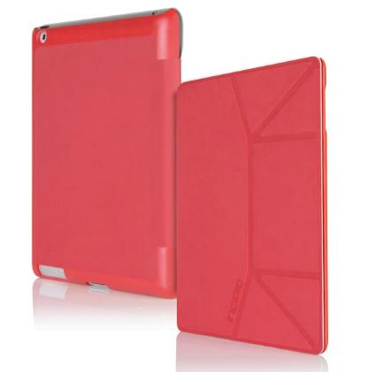 Кожен кейс (набук и велур) и поставка за iPad 4, iPad 3, iPad 2 - Incipio LGND (червен) | JAR Computers Кожен кейс (набук и велур) и поставка за iPad 4, iPad 3, iPad 2 - Incipio LGND (червен)