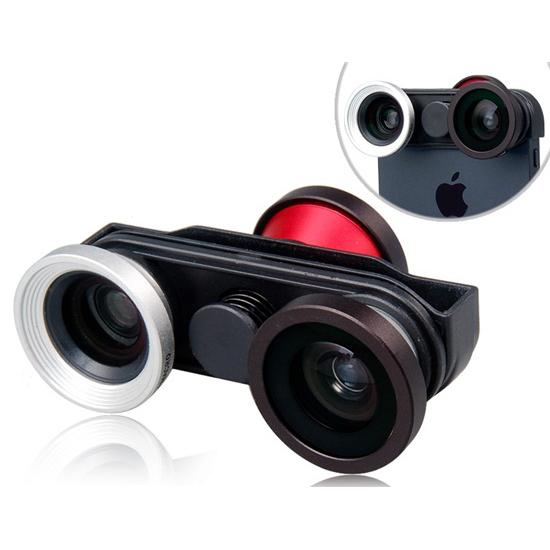 Комплект от четири лещи за iPhone - FWM 4-in-1 Lenses | JAR Computers Комплект от четири лещи за iPhone - FWM 4-in-1 Lenses