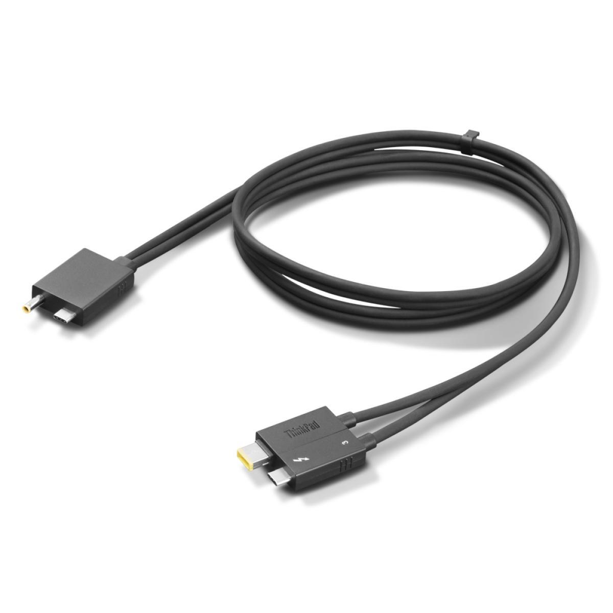 Lenovo 4X91K16970 Thunderbolt cable 0.7 m 40 Gbit/s Black | JAR Computers Lenovo 4X91K16970 Thunderbolt cable 0.7 m 40 Gbit/s Black