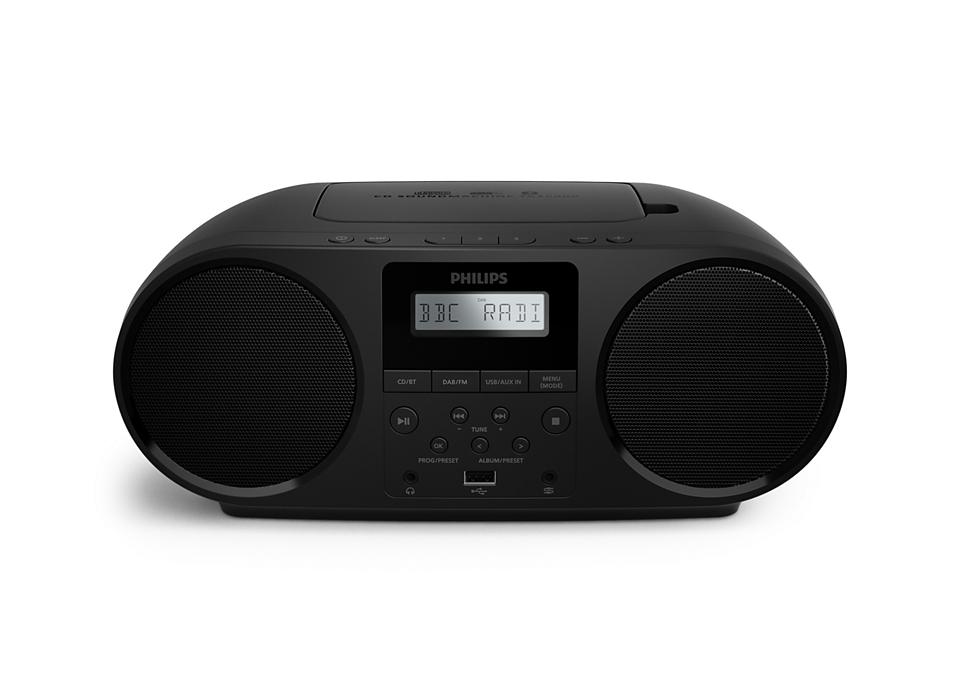 Philips TAZ6000/10 CD плейър Черен Портативен CD плейър | JAR Computers Philips TAZ6000/10 CD плейър Черен Портативен CD плейър