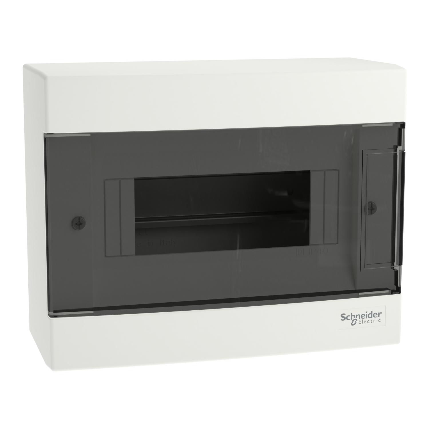 Табло Easy 9 ОМ 1X8M, опушена врата с N/PE шина - SCHNEIDER ELECTRIC Easy9 EU EZ9EUC108 | JAR Computers Табло Easy 9 ОМ 1X8M, опушена врата с N/PE шина - SCHNEIDER ELECTRIC Easy9 EU EZ9EUC108
