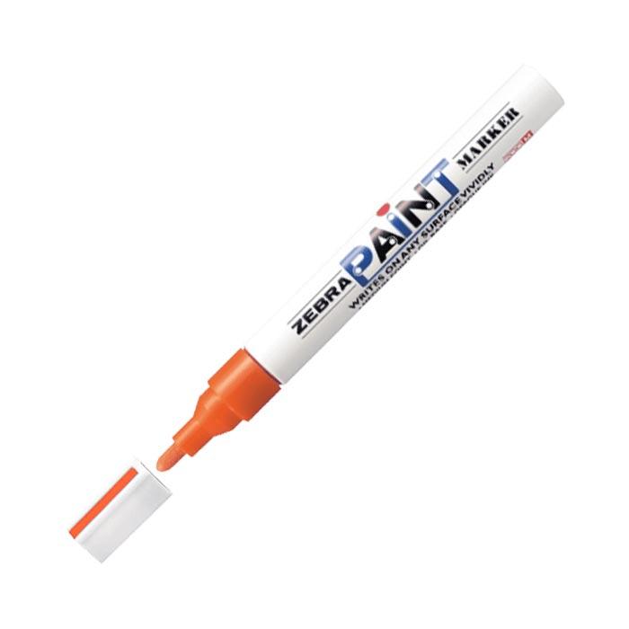 Zebra Перманентен маркер Paint Marker, 3.0 mm, оранжев | JAR Computers Zebra Перманентен маркер Paint Marker, 3.0 mm, оранжев