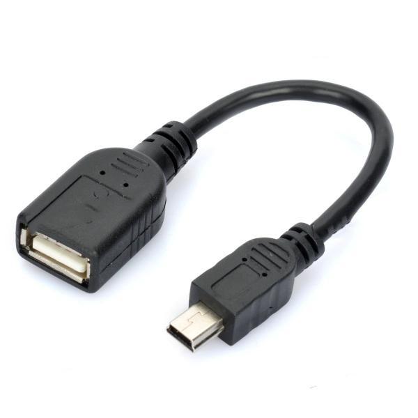 Адаптер от miniUSB към женско USB за мобилни устройства - Mini USB OTG Adapter | JAR Computers Адаптер от miniUSB към женско USB за мобилни устройства - Mini USB OTG Adapter