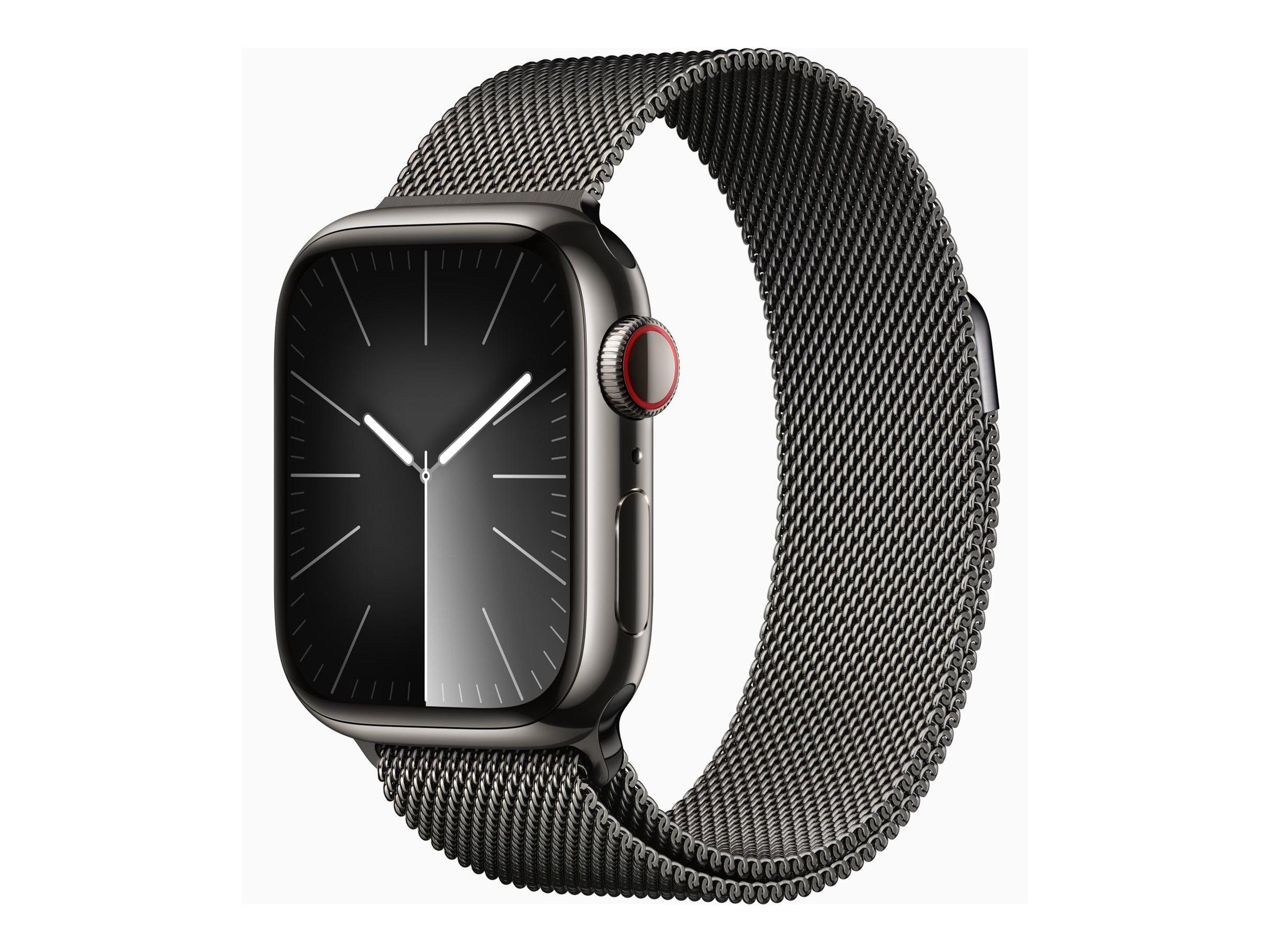 Apple Watch S9 Edelstahl Cellular 41mm Graphit (milanaise graphit) NEW | JAR Computers Apple Watch S9 Edelstahl Cellular 41mm Graphit (milanaise graphit) NEW