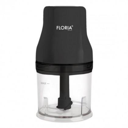 Чопър Floria ZLN3035, 200W, 500 ml, Неплъзгащ се, Стоманени остриета, Черен