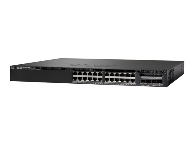 CISCO Cat 3650 24 Port Data 4x1G Uplink LAN Base