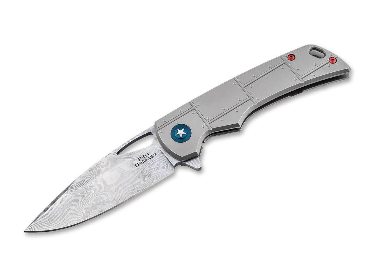Джобен нож Boker Plus P-51 Damast