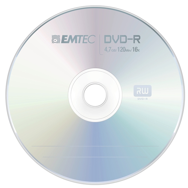 DVD-R EMTEC 4.7GB/16X, no case | JAR Computers DVD-R EMTEC 4.7GB/16X, no case