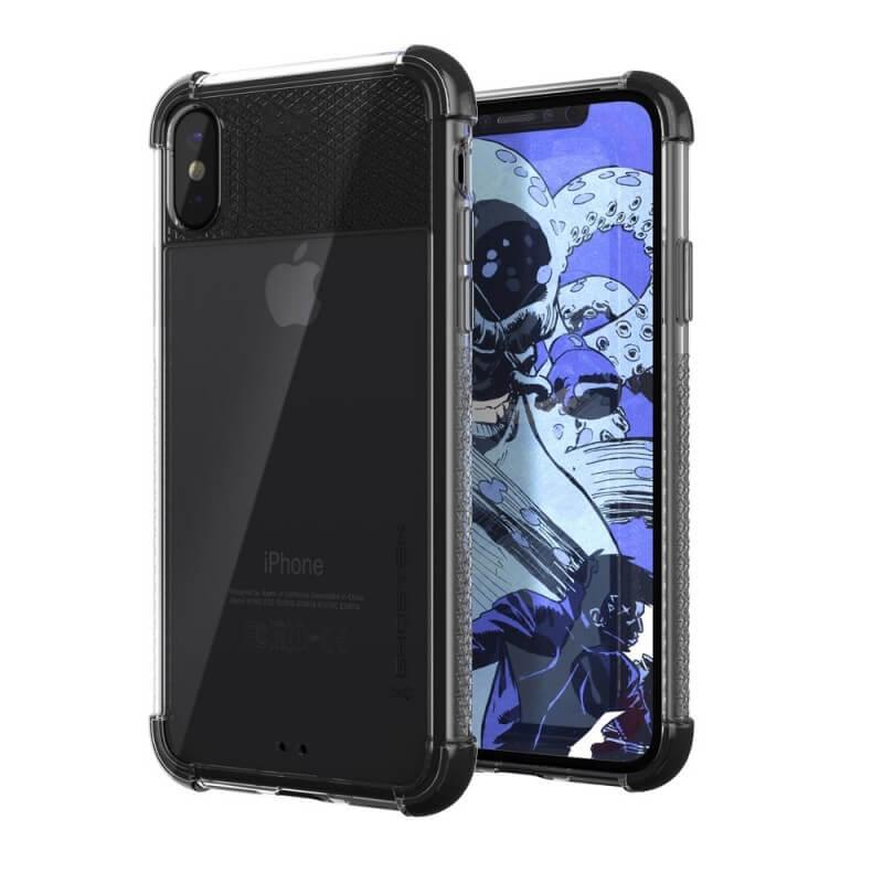 Хибриден удароустойчив кейс за iPhone XS, iPhone X - Ghostek Covert 2 Case (прозрачен-черен) | JAR Computers Хибриден удароустойчив кейс за iPhone XS, iPhone X - Ghostek Covert 2 Case (прозрачен-черен)