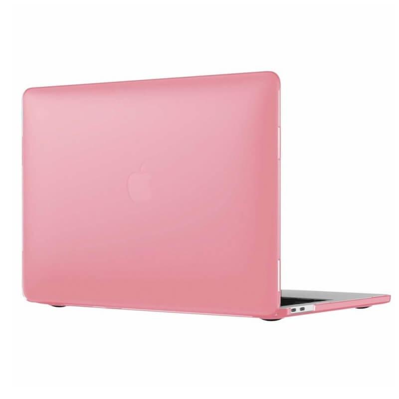 JC SmartShell Case - предпазен кейс за MacBook Air 13 (2018-2020), MacBook Air 13 M1 (2020) (розов)