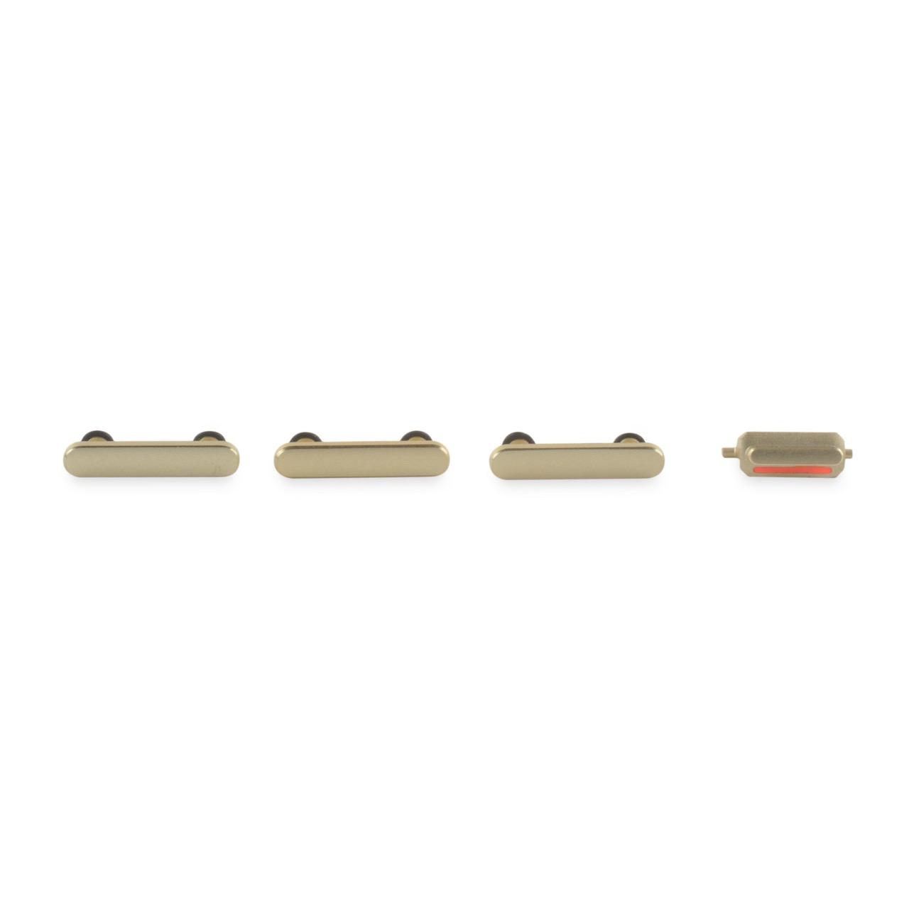 Комплект резервни бутони за iPhone 7 - iFixit iPhone 7 Case Button Set Part Only (златист) | JAR Computers Комплект резервни бутони за iPhone 7 - iFixit iPhone 7 Case Button Set Part Only (златист)
