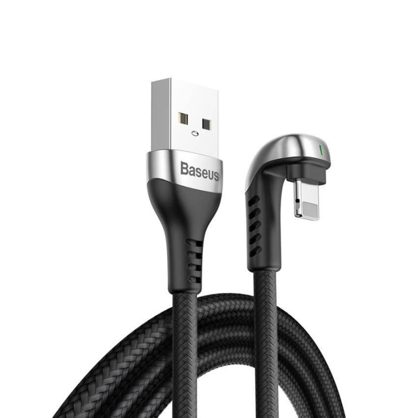 Lightning USB кабел за iPhone, iPad и iPod с Lightning (200 см) - Baseus U-Shaped Mobile Game Cable (черен) | JAR Computers Lightning USB кабел за iPhone, iPad и iPod с Lightning (200 см) - Baseus U-Shaped Mobile Game Cable (черен)