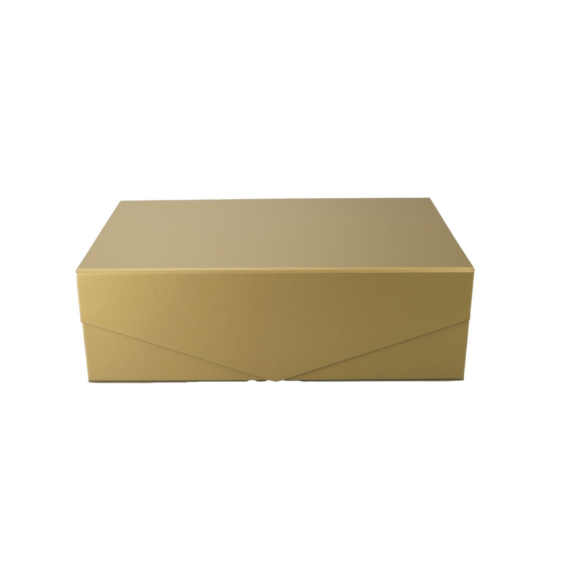 Office 1 Кутия Matt, с магнитно затваряне, сгъваема, 23 х 15 х 10 cm, златиста | JAR Computers Office 1 Кутия Matt, с магнитно затваряне, сгъваема, 23 х 15 х 10 cm, златиста