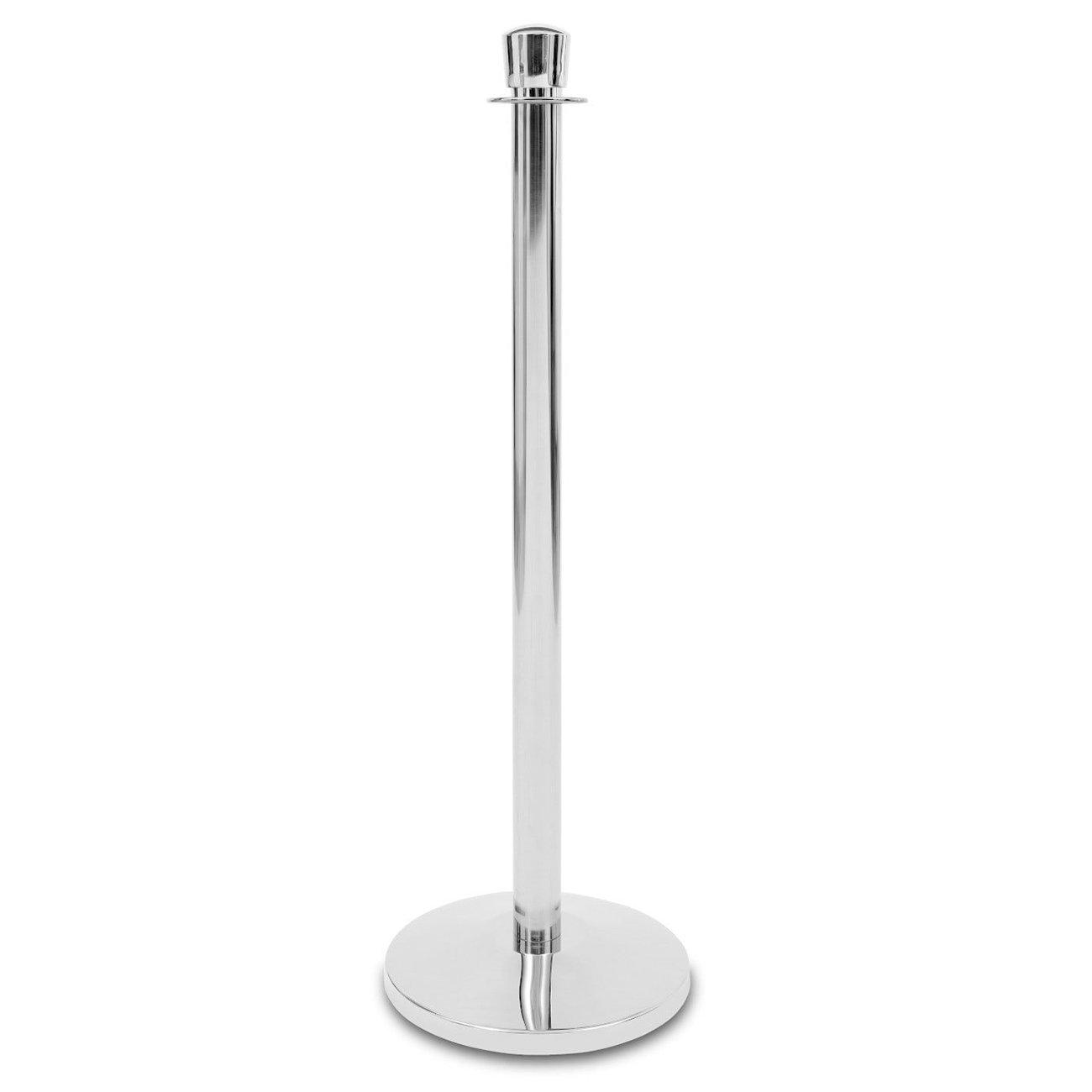 Ограничително колче Modern, хром, широчина 320 mm, височина 920 mm | JAR Computers Ограничително колче Modern, хром, широчина 320 mm, височина 920 mm