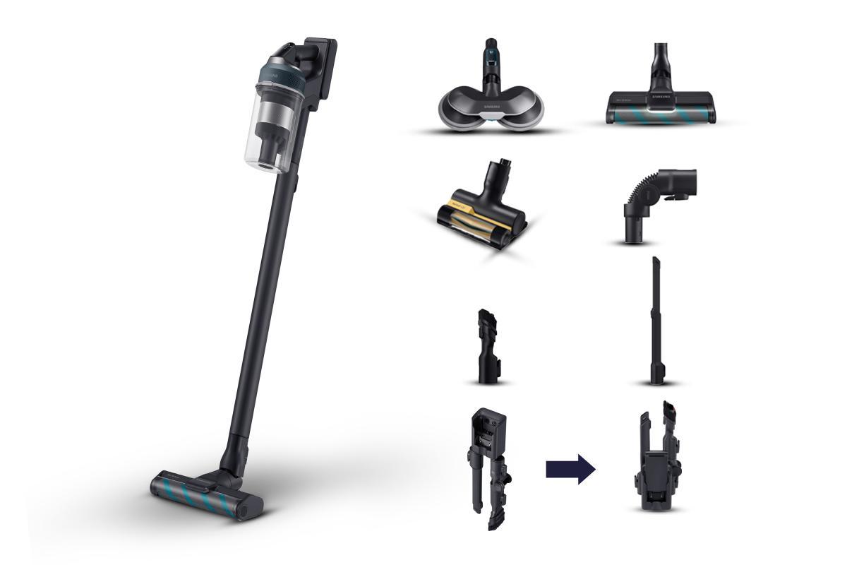 Samsung VS20C852FTB 2-in-1 stick vacuum Battery Dry Bagless 580 W Black, Blue | JAR Computers Samsung VS20C852FTB 2-in-1 stick vacuum Battery Dry Bagless 580 W Black, Blue