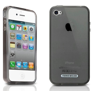 Силиконов калъф за iPhone 4 (черен) - Tunewear SOFTSHELL | JAR Computers Силиконов калъф за iPhone 4 (черен) - Tunewear SOFTSHELL