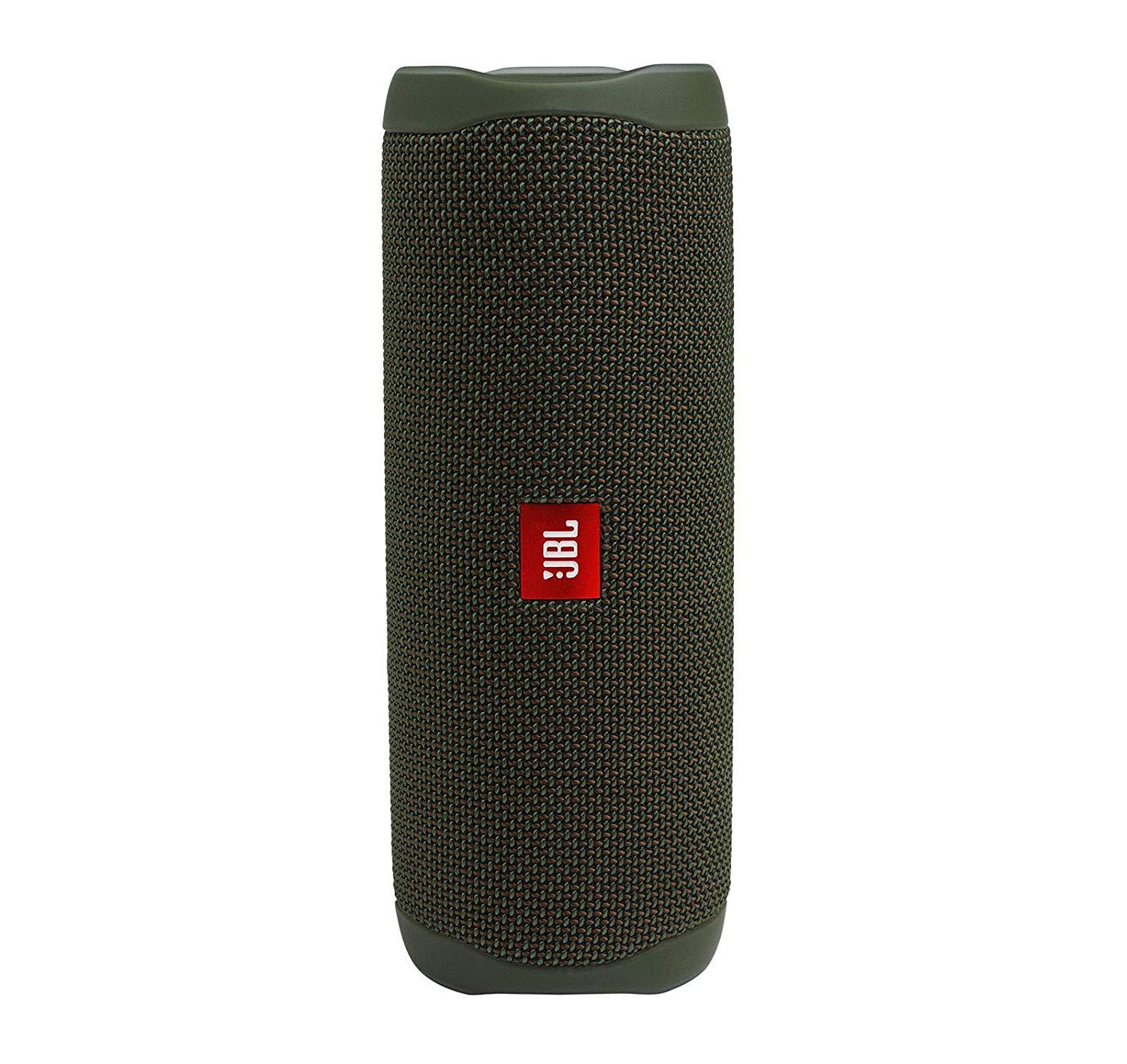 Водоустойчив безжичен bluetooth спийкър и микрофон за мобилни устройства - JBL Flip 5 (тъмнозелен) | JAR Computers Водоустойчив безжичен bluetooth спийкър и микрофон за мобилни устройства - JBL Flip 5 (тъмнозелен)