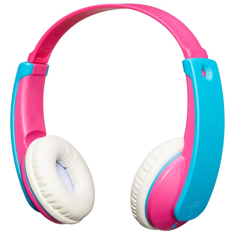 Безжични безжични слушалки подходящи за деца - JVC HAKD9BTA Tiny Phones Kids Wireless Bluetooth Headphones (розов-син) | JAR Computers Безжични безжични слушалки подходящи за деца - JVC HAKD9BTA Tiny Phones Kids Wireless Bluetooth Headphones (розов-син)