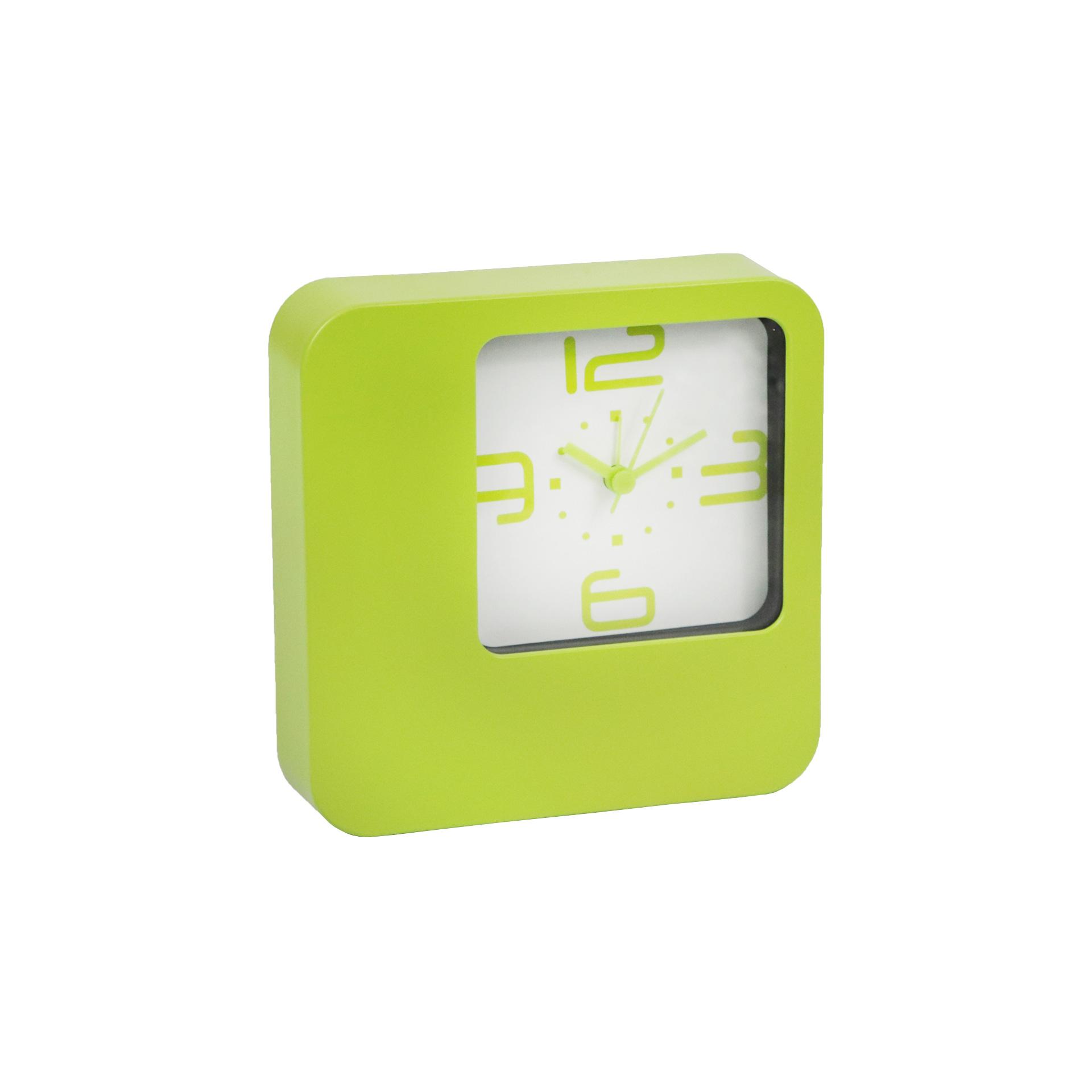 Часовник Cube, настолен, зелен
