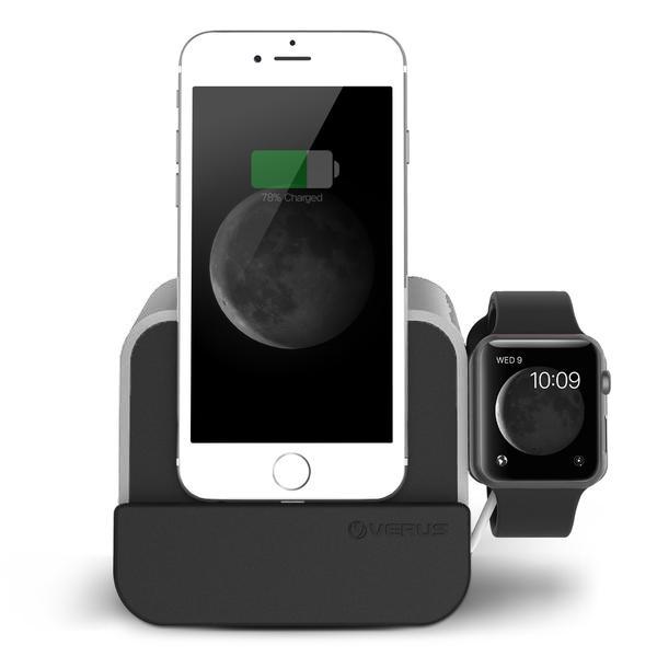 Док станция за iPhone, iPad, iPod и Apple Watch - Verus New i-Depot Plus Cradle (сребриста) | JAR Computers Док станция за iPhone, iPad, iPod и Apple Watch - Verus New i-Depot Plus Cradle (сребриста)