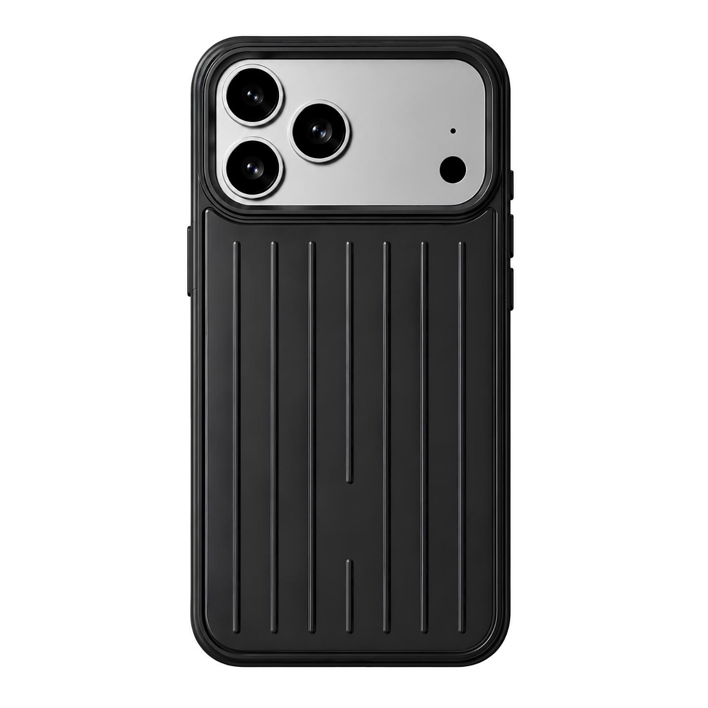 Калъф Suitcase Stripe Apple iPhone 17 /черен/ | JAR Computers Калъф Suitcase Stripe Apple iPhone 17 /черен/