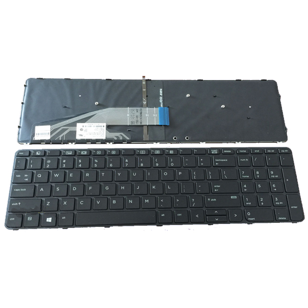 Клавиатура за лаптоп HP ProBook 450 G3 455 G3 470 G3 650 G2 655 G2 450 G4 455 G4 Black Frame Black (Черна с Черна Рамка) с Подсветка (With Backlit) | JAR Computers Клавиатура за лаптоп HP ProBook 450 G3 455 G3 470 G3 650 G2 655 G2 450 G4 455 G4 Black Frame Black (Черна с Черна Рамка) с Подсветка (With Backlit)