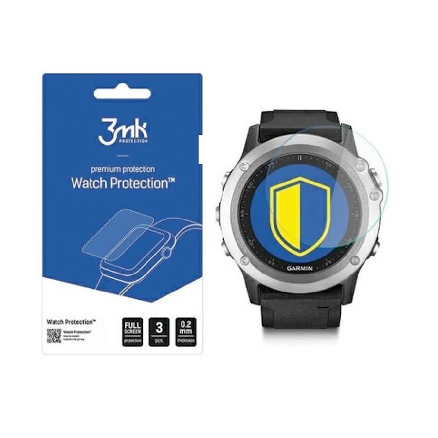 Комплект от 3 броя хибридно защитно покритие за дисплея на Garmin Fenix 3 - 3MK FlexibleGlass Screen Protector (прозрачен) | JAR Computers Комплект от 3 броя хибридно защитно покритие за дисплея на Garmin Fenix 3 - 3MK FlexibleGlass Screen Protector (прозрачен)