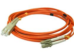 Оптичен пачкорд (шнур) SC/PC - LC/PC MM 3.0mm Duplex, L=3m | JAR Computers Оптичен пачкорд (шнур) SC/PC - LC/PC MM 3.0mm Duplex, L=3m